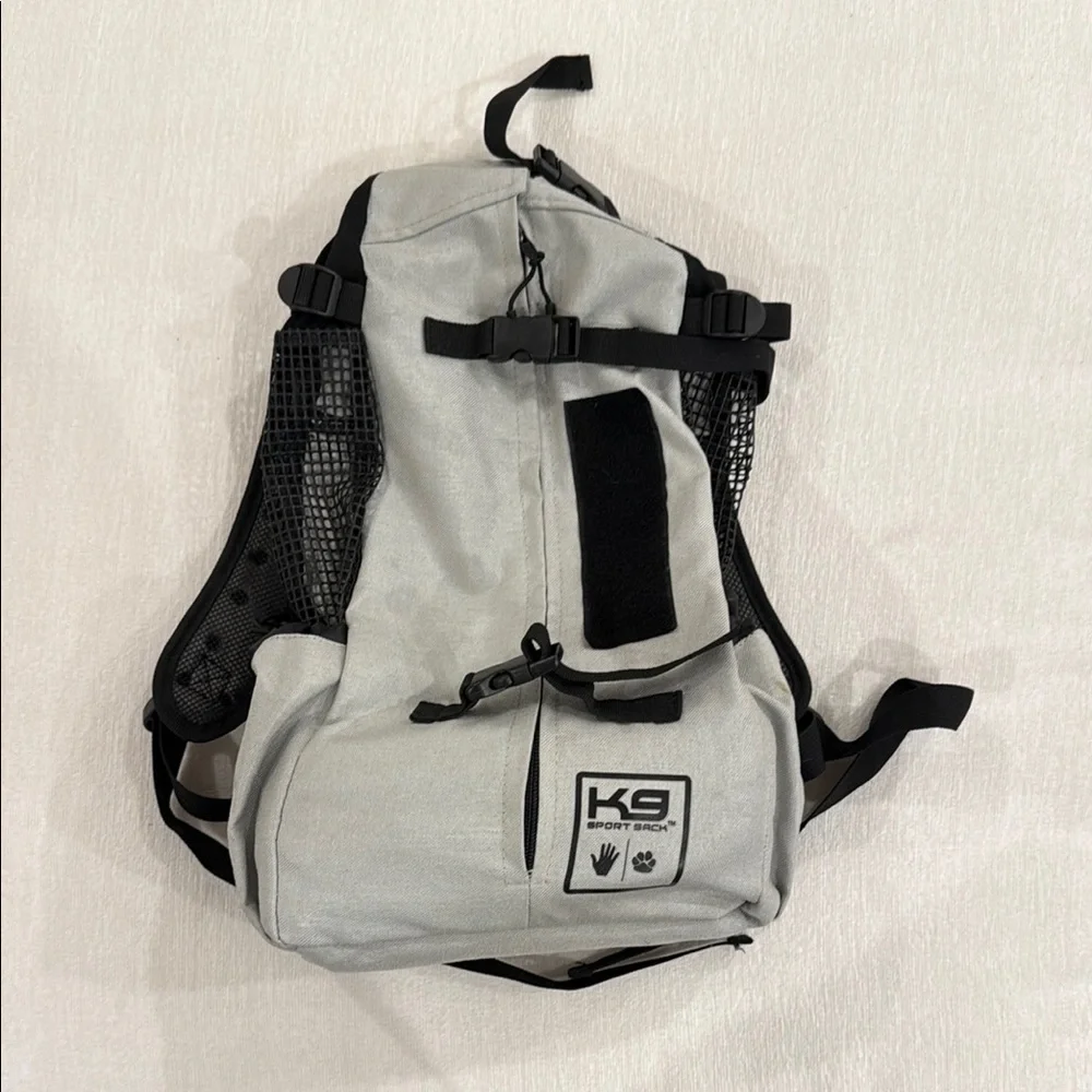 K9 Sport Sack Air Forward Facing Backpack Light Grey Dog Carrier - Medium